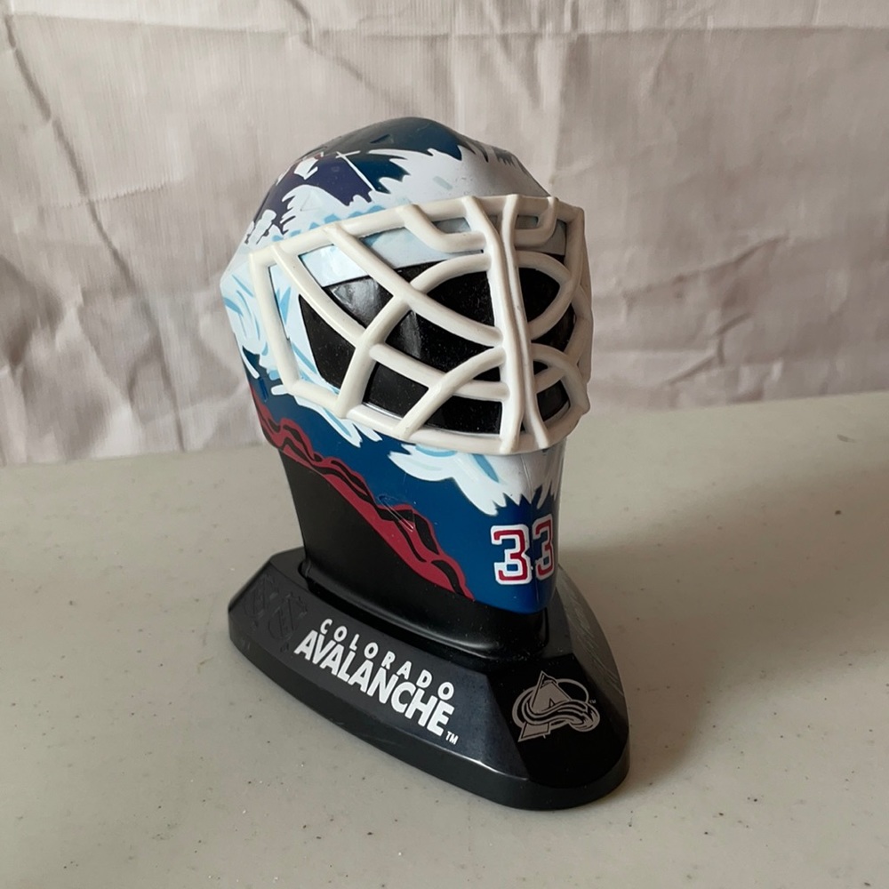 Patrick Roy #33 McDonalds NHL Collectible Mini Goalie Mask Vintage Sports Toy